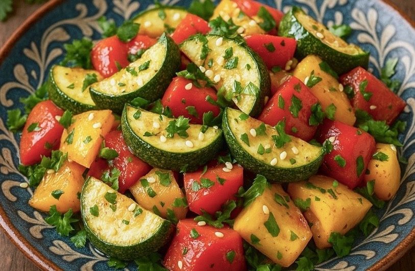 Необычные салаты из кабачков, которые вы не захотите пропустить