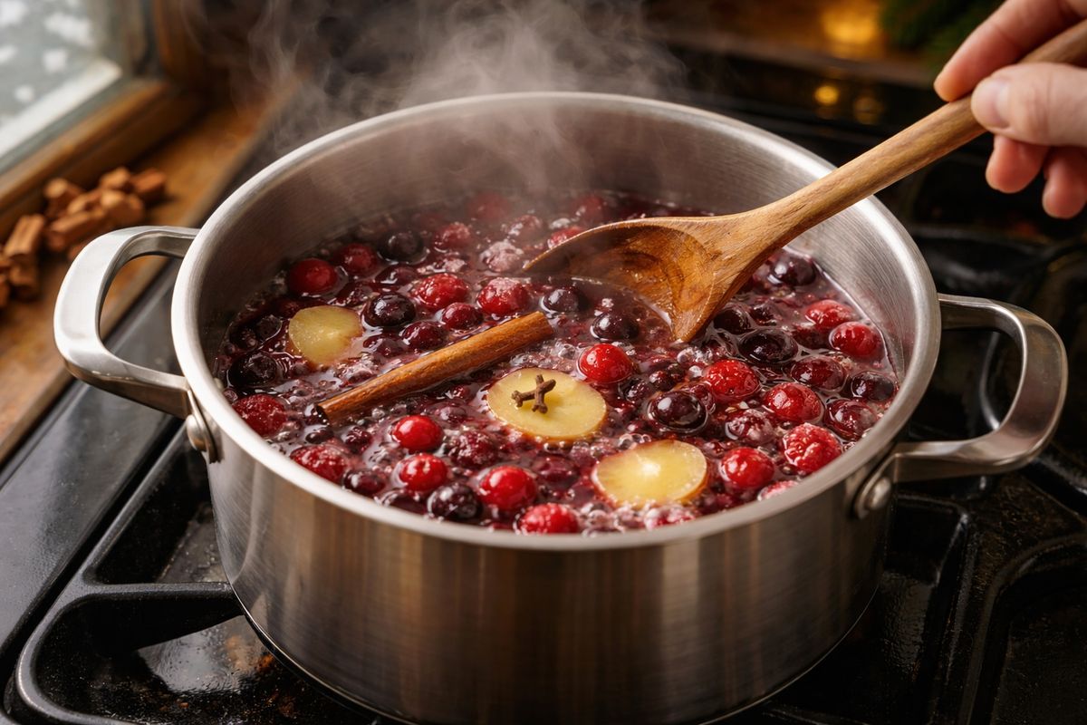 Новогодний ягодный пунш: волшебный напиток для ярких впечатлений