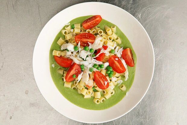 Паста диталини с зеленым горошком: освежающий вкус итальянской кухни
