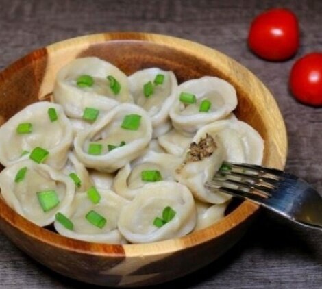 Нежные пельмени с нежной грибной начинкой