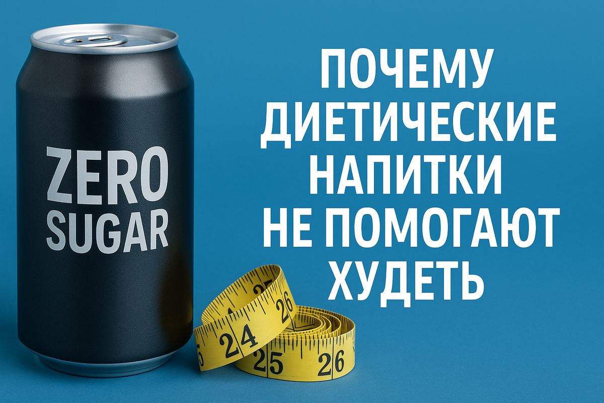 Секреты диетических напитков: почему они не помогают похудеть