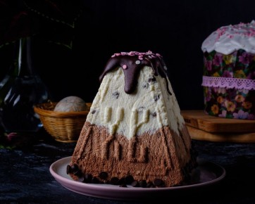 Пасха "Три шоколада" с апельсиновой цедрой