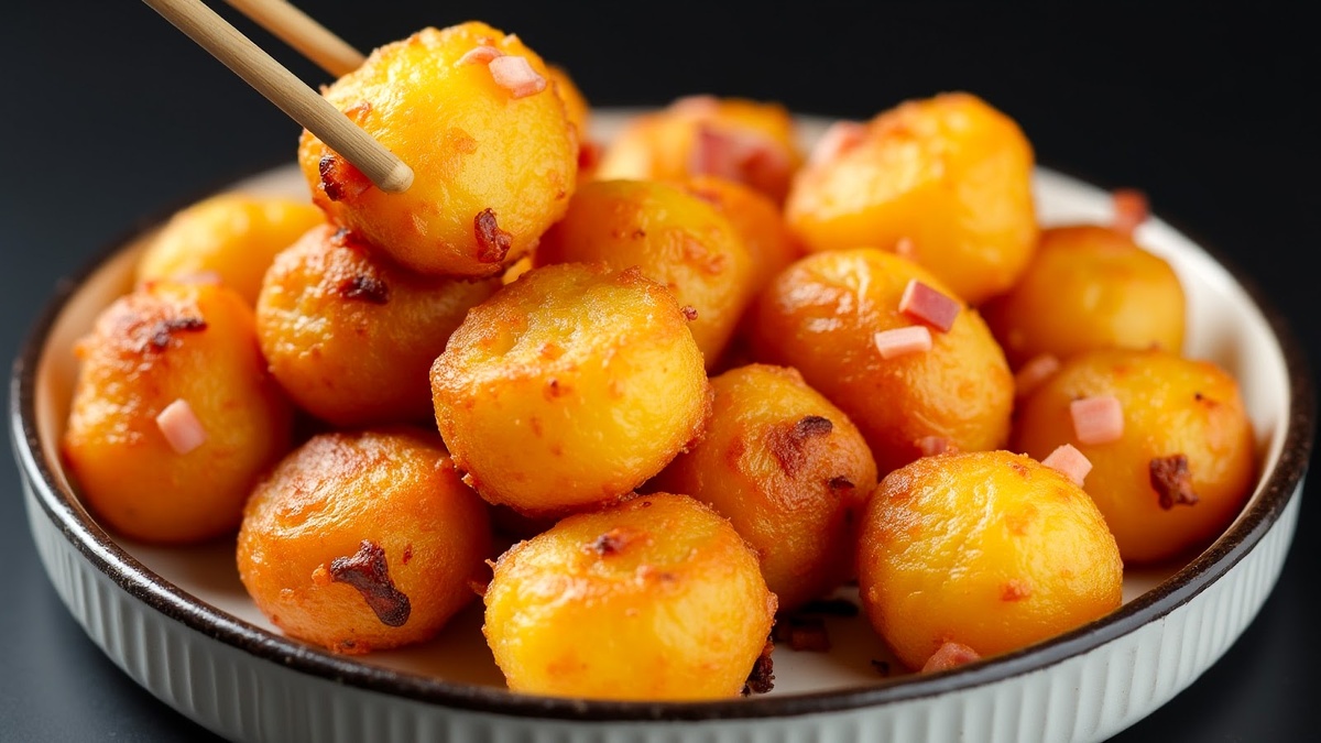 Необычные картофельные пончики: закуска, которая покорит всех