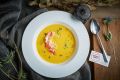Нежный тыквенный крем-суп с крабом: идеальное сочетание вкусов