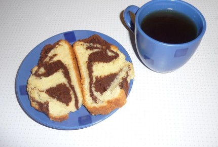 Необычный шоколадный кекс «Зебра», который удивит всех