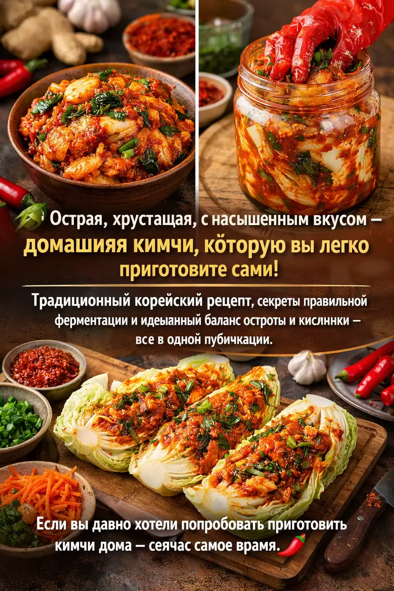 Вкусная традиция: как сделать домашнее кимчи