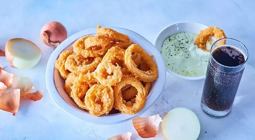 Луковые кольца с васаби: хрустящая закуска для гурманов