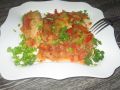 Необычный вкус морского окуня с овощами