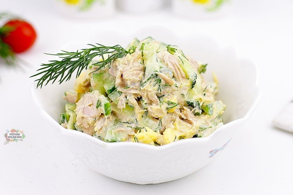 Салат с консервированным тунцом: легкость приготовления и великолепный вкус